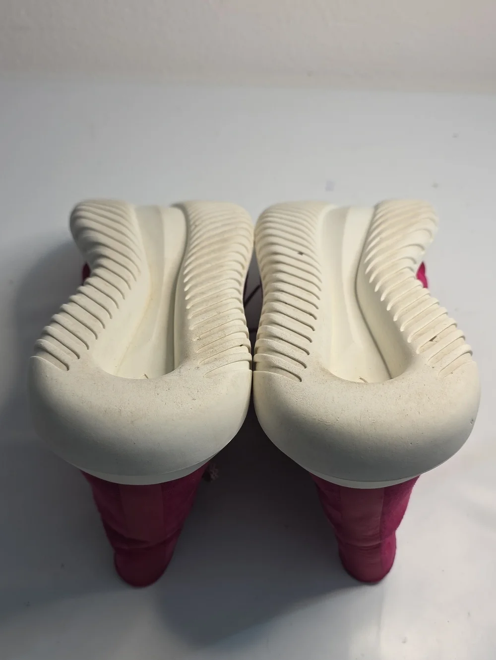 ADIDAS TUBULAR DEFIANT UNITY PINK SUEDE BOOTIE SNEAKERS LADIES 9 VGUC CUTE